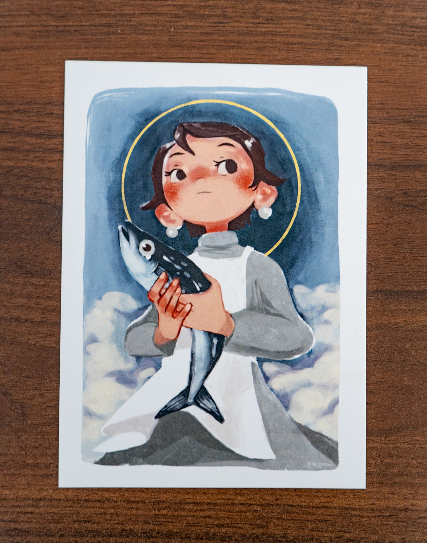 5x7 Hallowed Be Thy Fish Print