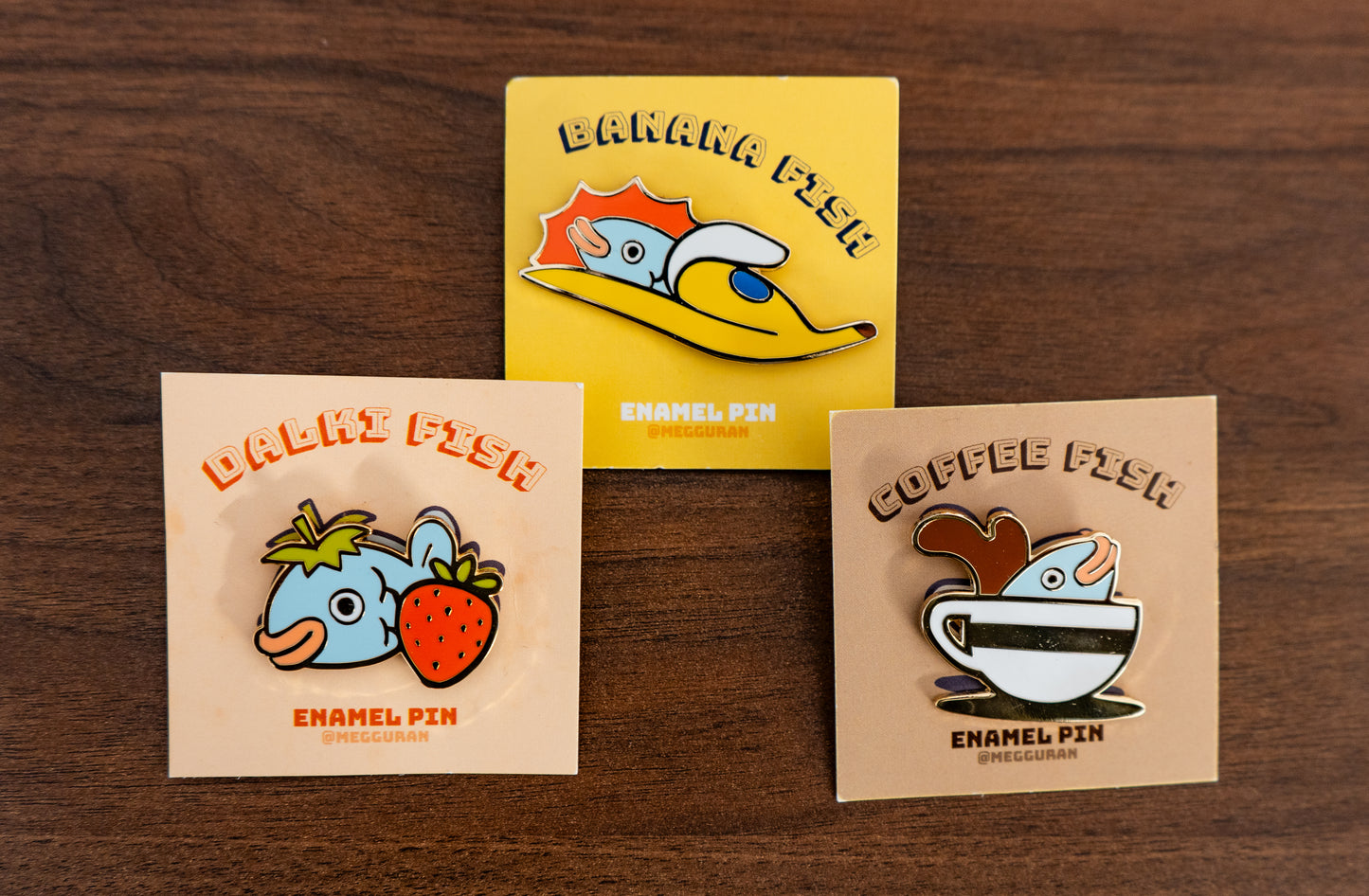 Fruit Fish Enamel Pin