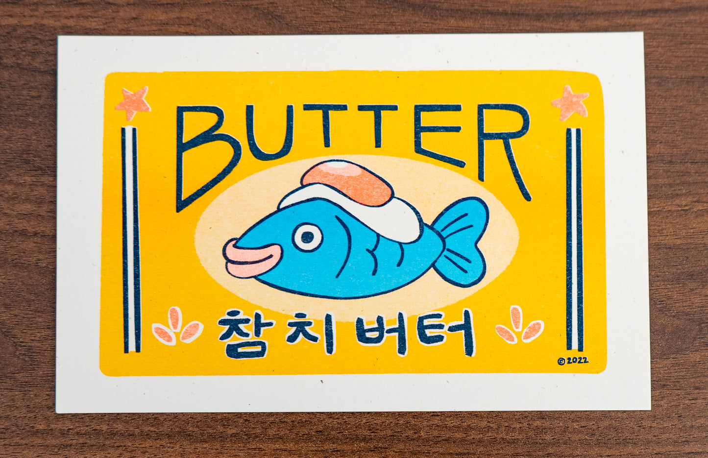 5x7 Tuna Butter RISO