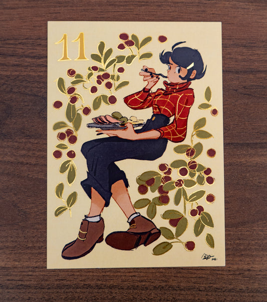 5x7 Thanksgiving Holiday Foil Print