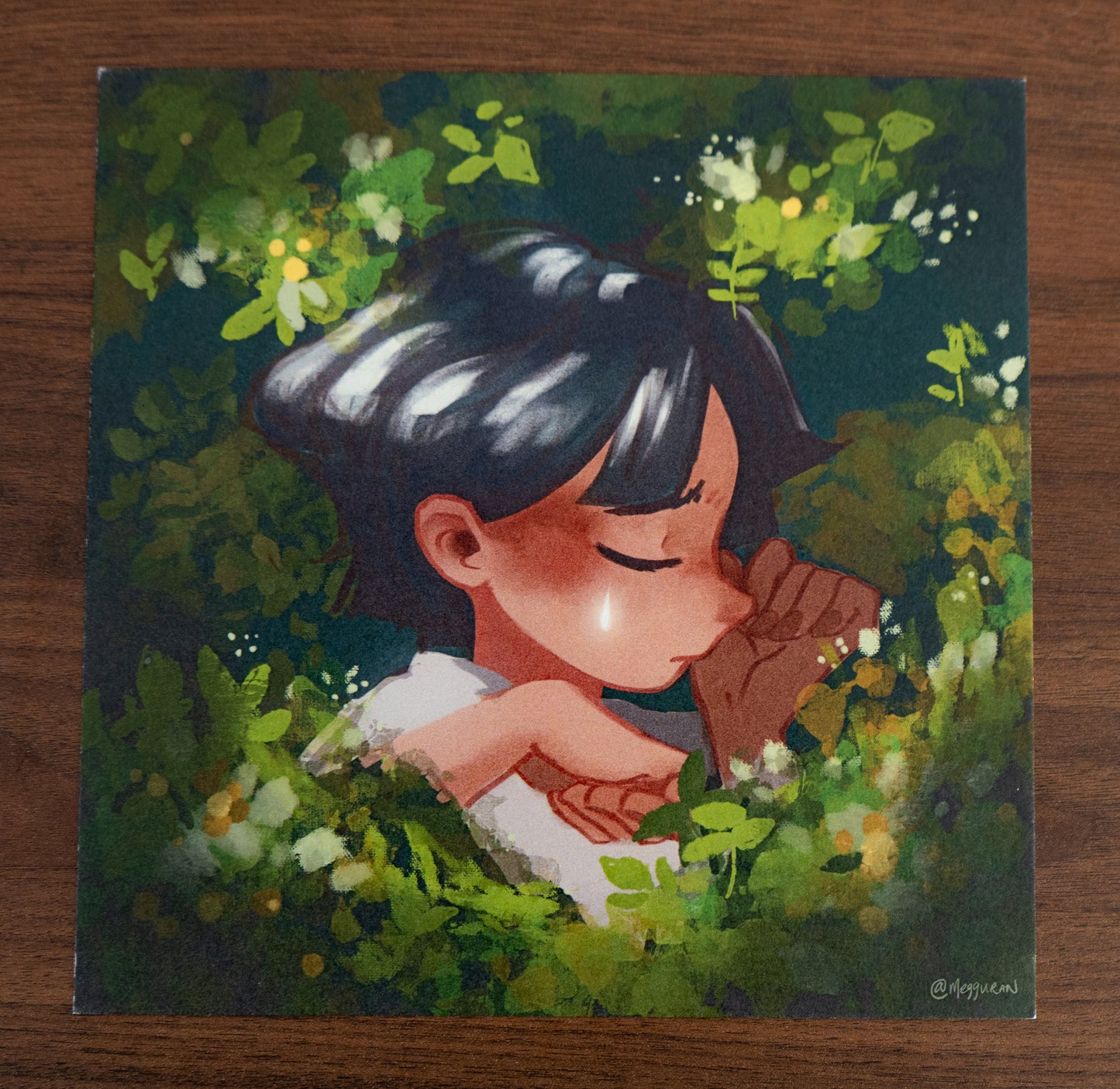 8x8 Crying in the Meadow Print