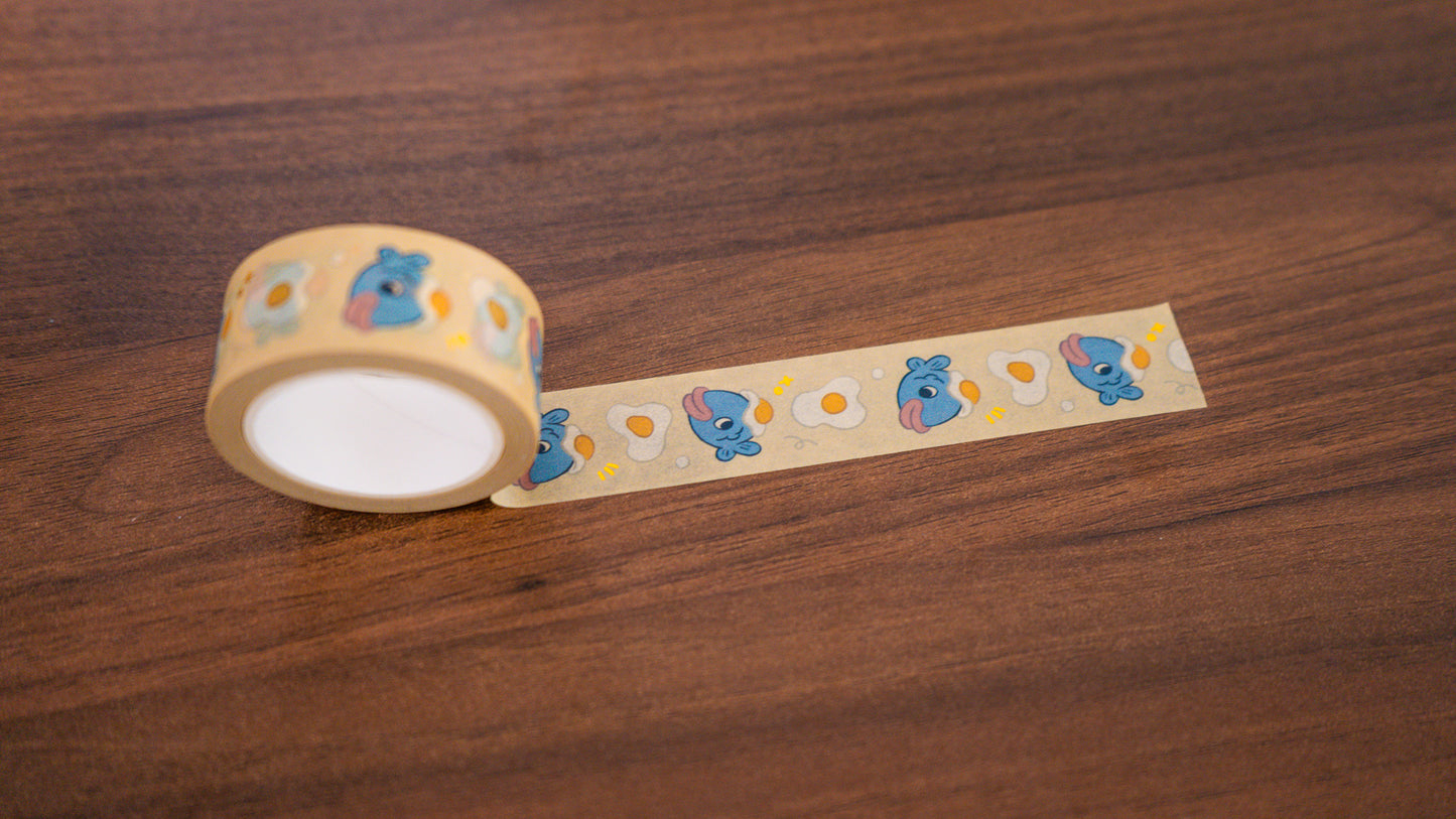 Gold Foil Fruit Fish Washi Tape