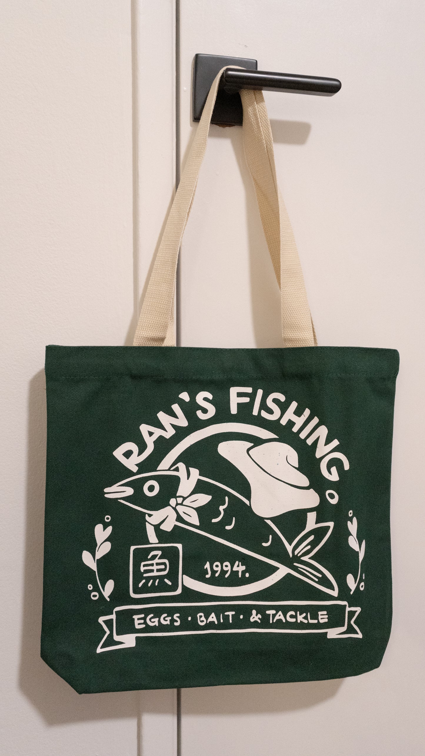 Ran's Fishing Canvas Tote Bag